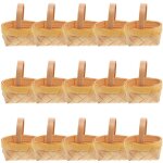 Feiyue - panier de rangement 15 pices paniers  bonbons tisss  la main petits paniers - cadeaux paniers ...