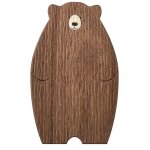 Feiyue - planche  dcouper en bois, joli plateau  pain en forme d'ours, planche de cuisine en noyer ...