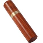 Feiyue - porte - cure - dents en bois naturel, tui portable pour cure - dents en bois, bote de poche ...