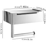 Porte - papier hygiénique avec distributeur de lingettes jetables et support de téléphone, porte - rouleau ... Porte - papier hygiénique avec distributeur de lingettes jetables et support de téléphone, porte - rouleau ...