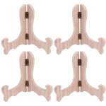 Présentoir en bois pour assiettes, 4 pièces, présentoir à gâteaux, à thé, à biscuits, à thé, chevalet, ... Présentoir en bois pour assiettes, 4 pièces, présentoir à gâteaux, à thé, à biscuits, à thé, chevalet, ...