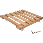 Feiyue - support de base  roulettes carr pour plantes avec roulettes amovibles  360 degrs pour pot ...