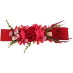 Feiyue - tinksky ceinture florale lumineuse pour femme ceinture décorative pour mariage Feiyue - tinksky ceinture florale lumineuse pour femme ceinture décorative pour mariage