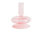 Vase en verre cratif simple bougeoir vagues bulles empilable vase en verre hydroponique bougeoir
