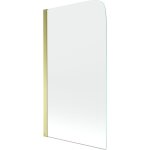 Felix �cran de baignoire � 1 ailette 70 x 140 cm, transparent, or - 890 - 070 - 001 - 50 - 00 - mexen ...