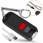 Femme auto - dfense alarme personnelle porte - cls - usb rechargeable tanche 130db scurit antivol ...