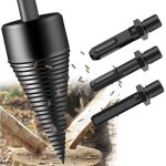 Fendeurs de bches, 42mm foret de fendeuse de bois, fendeur de bois conique pour perceuse � bois et fraise ...