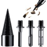 Fendeur de b�ches - 42 mm - vis conique - fendeur de b�ches - foret h�lico�dal avec 3 poign�es - fendeur ...