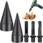 Fendeuse de b�ches - accessoire pour foret - fendeuse de b�ches - t�te de coupe en acier rapide - comprend ...