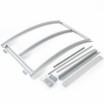 Fentre de toit en polycarbonate pour serres jura arrow, ouverture automatique non