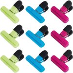 Fermeture sachet alimentaire, 9pcs alimentaire d'étanchéité clips plastique pince sachet clip fermeture ... Fermeture sachet alimentaire, 9pcs alimentaire d'étanchéité clips plastique pince sachet clip fermeture ...