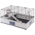 Ferplast - cage pour lapins, cochons d'inde, cochons d'inde, spacieuse et modulaire 2, avec accessoires, ...