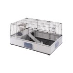 Ferplast - cage pour lapins, cochons d'inde, cochons d'inde, spacieuse et modulaire 2, avec accessoires, ... Ferplast - cage pour lapins, cochons d'inde, cochons d'inde, spacieuse et modulaire 2, avec accessoires, ...