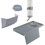 Ferplast - barn 80 cage pour lapins avec accessoires. agencement style grange américaine. . variante ... Ferplast - barn 80 cage pour lapins avec accessoires. agencement style grange américaine. . variante ...