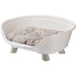 Ferplast - corbeille throne 4 - avec coussin relax - blanc