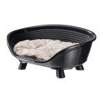 Ferplast - corbeille throne 4 - avec coussin relax - noir
