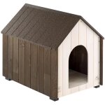 Ferplast koya niche d'extrieur pour chien ferplast koya, en bois de pin nordique fsc. variante medium ...