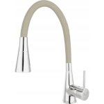 Ferro zumba robinet cuisine chrom� beige design moderne