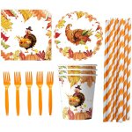 Articles de f�te d'automne pour thanksgiving : guirlande � merci �, ballons, vaisselle jetable et service ...
