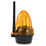 Feu clignotant lampe d'avertissement universel pour motorisation portail 12v - 265v ac / dc feu stroboscopique ...