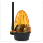 Feu clignotant lampe d'avertissement universel pour motorisation portail 12v - 265v ac / dc feu stroboscopique ...