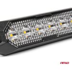 Feu clignotant plat 6x3w led r65 r10 12v 24v amio - 03930