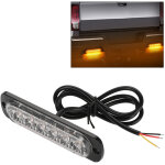 Feux flash led, 4 pi�ces feux stroboscopique 12 - 24 v voiture 6 led lampe flash strobe d'urgence avertissemen ...