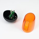 Feu de signalisation 130 , led, 12265 v, clignotant, adapt� aux portails autoportants, ip54, orange / ...