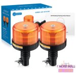 Feux de signalisation rotatifs à 12 led, 3 motifs d'éclairage, compatibles 12v / 24v pour voitures et ... Feux de signalisation rotatifs à 12 led, 3 motifs d'éclairage, compatibles 12v / 24v pour voitures et ...