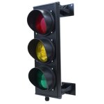 Feu de signalisation triple vert orange rouge � led 230v