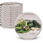 Kadax - fi82 bouchons de bocaux, bouchons de bocaux, couvercles, miel, 10 pices, 6 clips