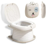 Fiable toilet enfant, pot bebe toilette pour peut porter environ 50kg rehausseur toilette enfant, camping ...