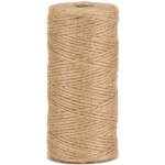 Ficelle jute naturel �2mm �100m pour le jardinage, bricolage, activit�s manuelles , naturelle