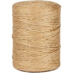 Ficelle jute teinte naturelle 200 m, sangles cadeaux, corde d'emballage cadeau, emballage cadeau de no�l?sans ...