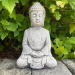 Figurine de bouddha lgante ? sculpture en bton pour jardin, dcoration antique