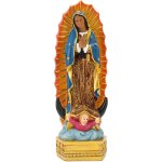 Figurine chr�tienne de guadalupe peinte � la main, statue de la vierge marie porte - bonheur, figurine ...