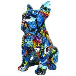 Figurine d�corative pop art bulldog, sculpture moderne pour la maison et le bureau, cadeau original