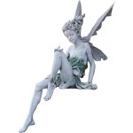 Figurine de f�e, figurine de f�e assise avec des ailes, figurines de d�coration de jardin en r�sine de ...