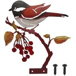 Figurines en mtal - dcoration de jardin - oiseau rouille - dcoration de jardin pour l'extrieur - ...