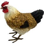 Figurine de poule rustique pour la maison, d�coration animale en r�sine, id�ale comme cadeau ou objet ...