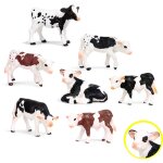 Figurine de vache réaliste, modèle artisanal, ornements, jouet éducatif pour enfants, cadeau Figurine de vache réaliste, modèle artisanal, ornements, jouet éducatif pour enfants, cadeau