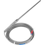 Fil de capteur de temp�rature pour thermocouple de type k � filetage m8, sonde de 150 mm, plage de mesure ...