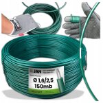 Fil chemis� pour vergers, pvc oc, vert, diam�tre 1, 6 / 2, 5 mm, 150 m, flexible