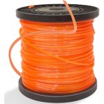 Fil de coupe carre robuste 0, 095 pouce 2, 4 mm x 100 m dbroussailleuse ligne en nylon corde de cordon, ...