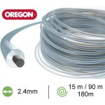 Fil de coupe d�broussailleuse oregon duoline 2. 4 mm 15m