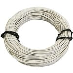 Fil �lectrique 0, 5mm� en cuivre blanc utilisation universelle c�ble souple faisceau r�paration bricolage, ...