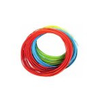 Fil electrique h07v - u 2, 5 rouge couronne de 100m