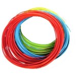 Fil electrique h07v - u 2, 5 rouge couronne de 100m