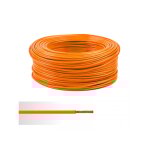 Fil electrique souple 2, 5 mm orange