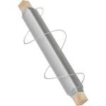 Wiltec - fil de jardin  0, 7mm acier galvanis fil d'enroulement longueur 33m couleur argent bobine ...
